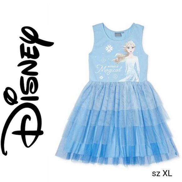 Disney Frozen 2 Girls’ Exclusive Princess Tutu Dress – Blue - Picture 1 of 8